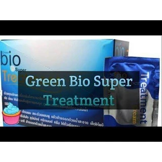 *ยกลัง* Green Bio Super Treatment กรีน ไบโอ ซุปเปอร์ ทรีทเมนต์ ฟื้นฟูผมเสีย หลังการยืด ดัด ทำสี ขนาด 24ซอง (6กล่อง)