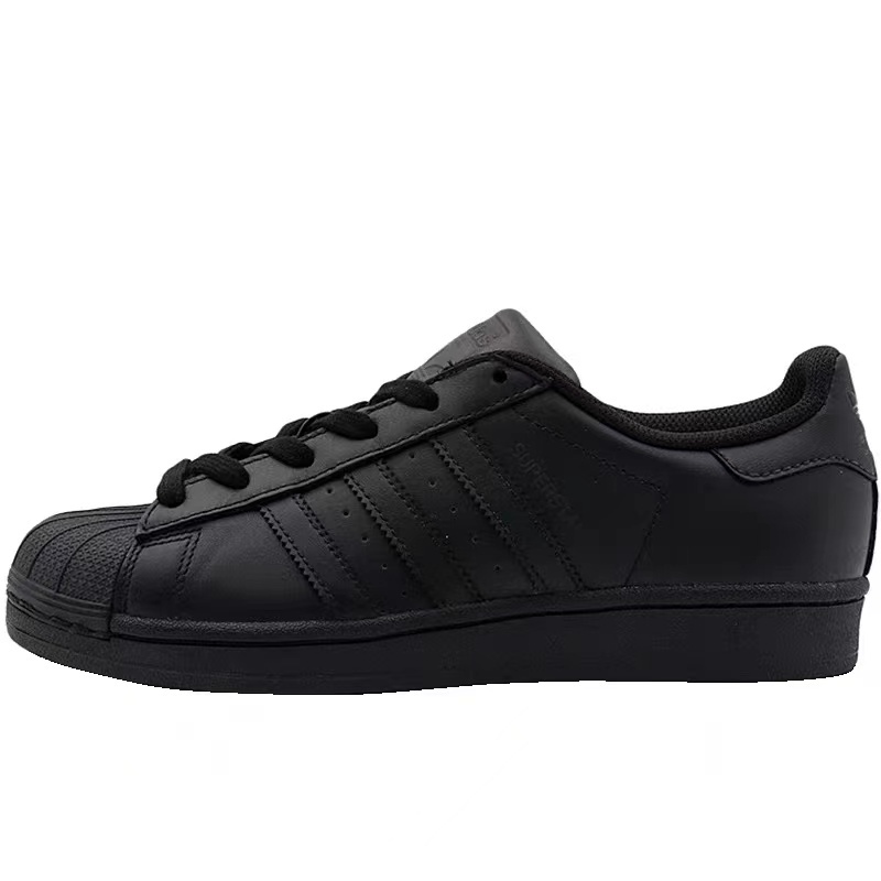 ของแท้ % พร้อมส่ง Adidas Superstar แถบดำ คลาสสิกรองเท้ากีฬาสบายๆ 36—45