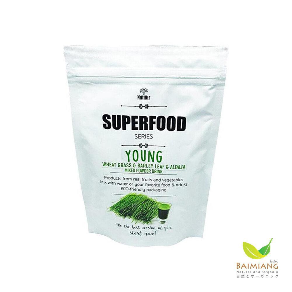 Sakana เครื่องดื่มต้นอ่อนข้าวสาลีผสมใบอ่อน ขนาด 150 g. (02390)