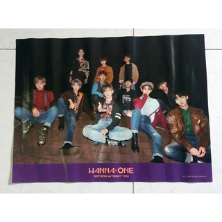 โปสเตอร์ แท้ จาก อัลบั้ม Wanna One - 1-1=0 ( Nothing without you ) พร้อมส่ง Poster