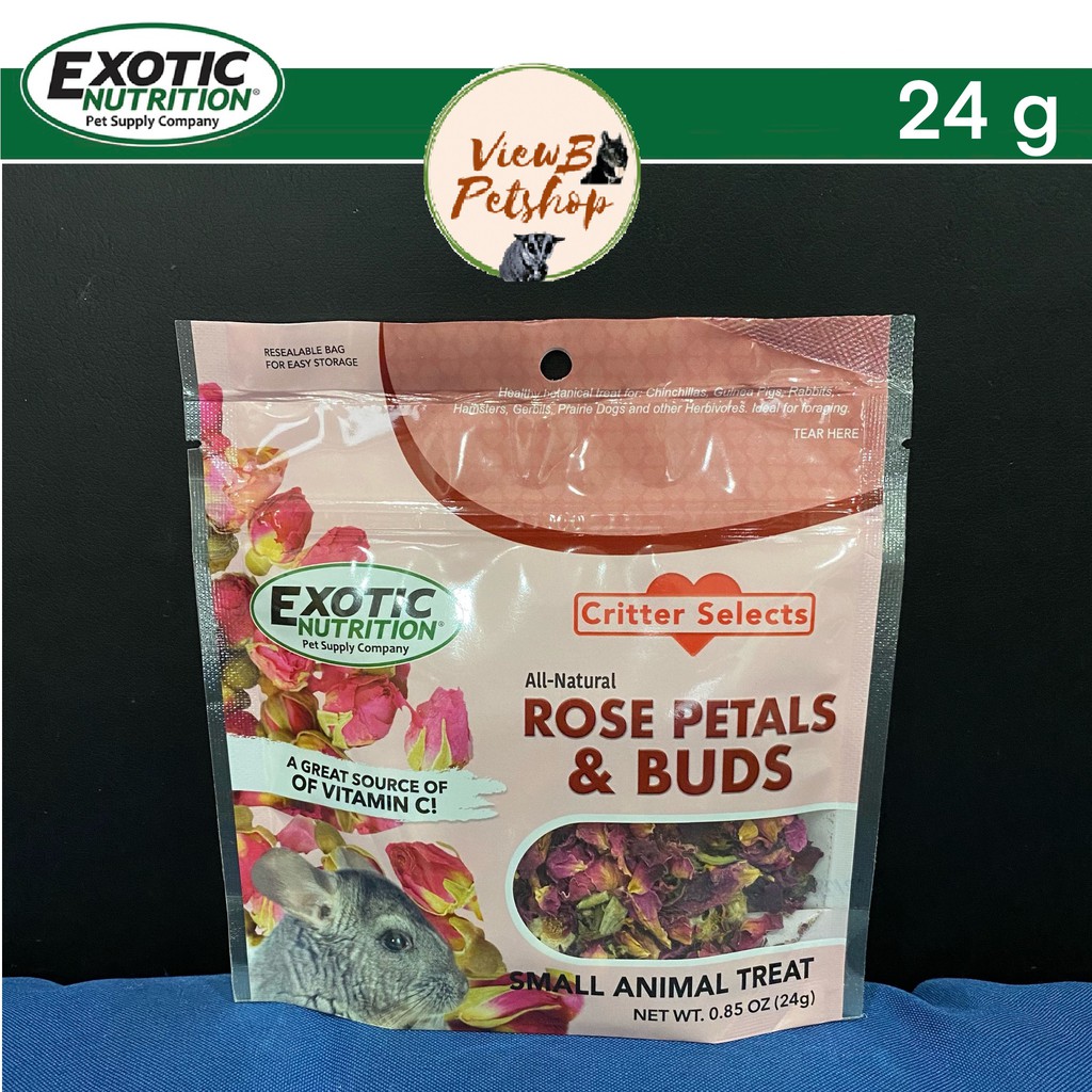 [Exotic Nutrition] Rose Petals & Buds กลีบกุหลาบและดอกกุหลาบอบแห้ง 25 กรัม (0.85 oz.) (EN111)