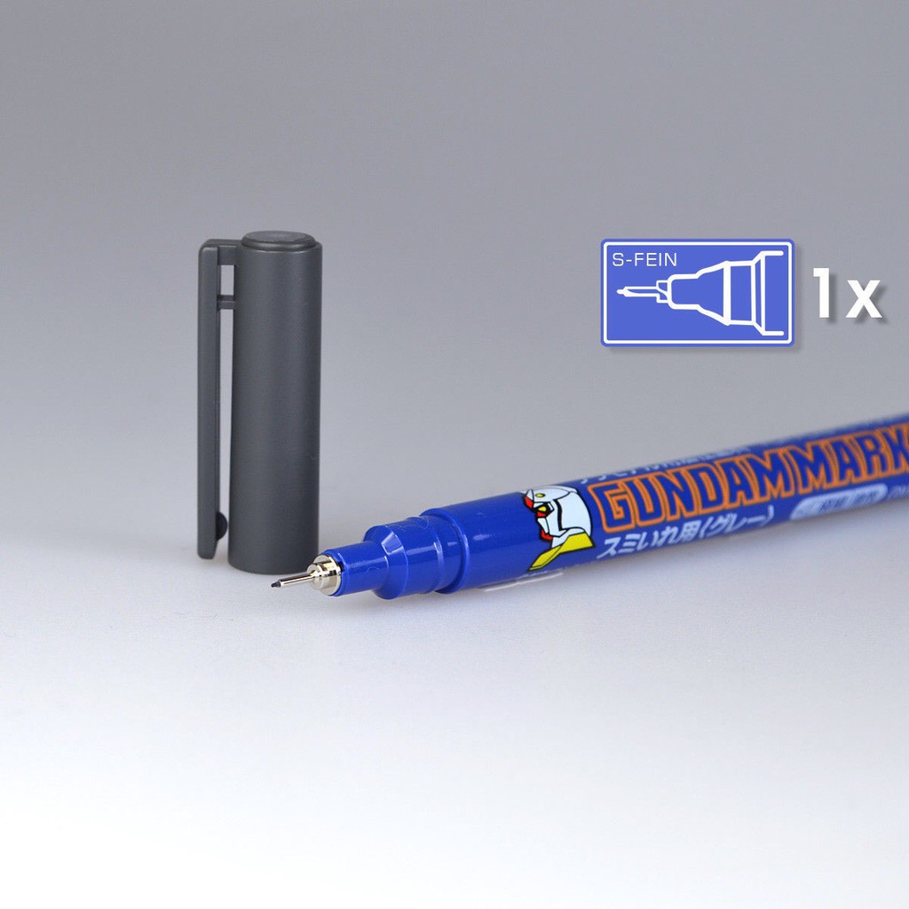 ปากกาตัดเส้นสีเทา GM02 GUNDAM MARKER  LINER (สูตรทินเนอรื)