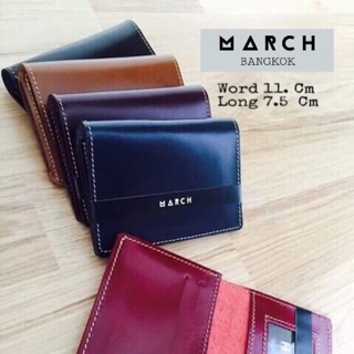 •	กระเป๋าฝาพับ/ Pocket fold Genuine Leather