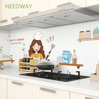 Needway สติ๊กเกอร์ติดผนังกันน้ํากันน้ํามันมีกาวในตัวสําหรับติดตกแต่งผนังบ้าน