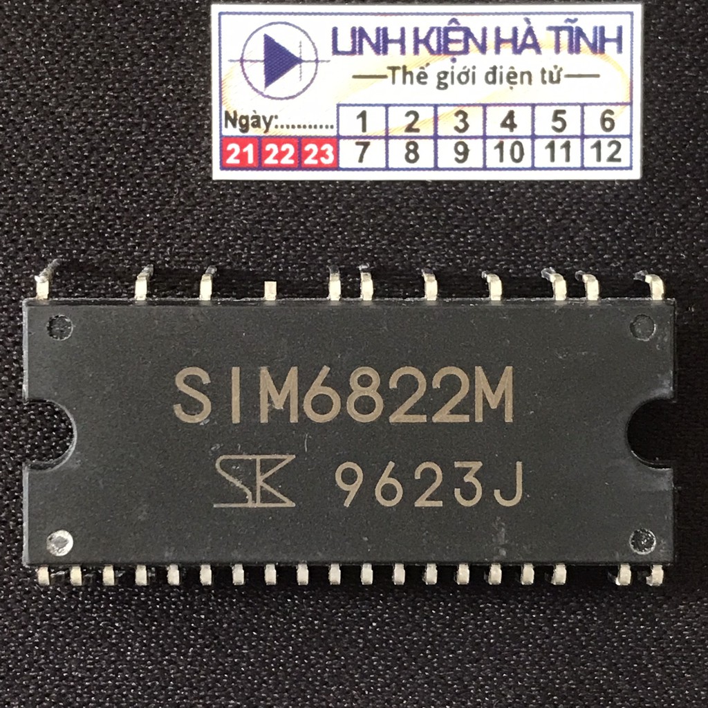 SIM6822 SIM6822M POWER IC 6822M 6822 (SEAKER SIM6823M) - AA13 pxb9 (SPEAKER SIM6823M) -