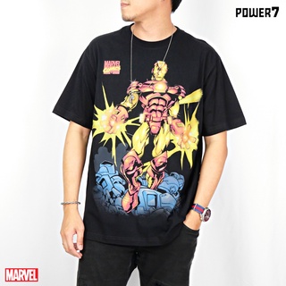 ผ้าฝ้าย 100% เสื้อยืดการ์ตูน ลาย มาร์เวล ลิขสิทธ์แท้ MARVEL COMICS  T-SHIRTS (MX-006)S-3XL