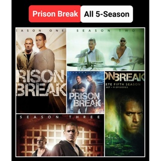 DVD แผนลับแหกคุกนรก ครบ 5 ซีซั่น Prison Break All 5-Season #ซีรีส์ฝรั่ง - แอคชั่น ทริลเลอร์ (ดูพากย์ไทยได้-ซับไทยได้)