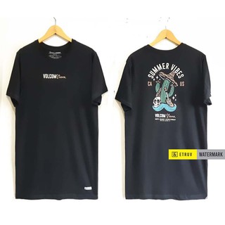 เสื้อยืด Volcom ลาย Surfing And Skates สําหรับผู้ชายและผู้หญิง