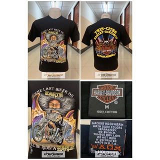 เสื้อยืดฮาเลย์ Harley-Davidson เสื้อยืดผู้ชาย เสื้อวินเทจ ป้ายฮาเลย์ ผ้าCotton 💯