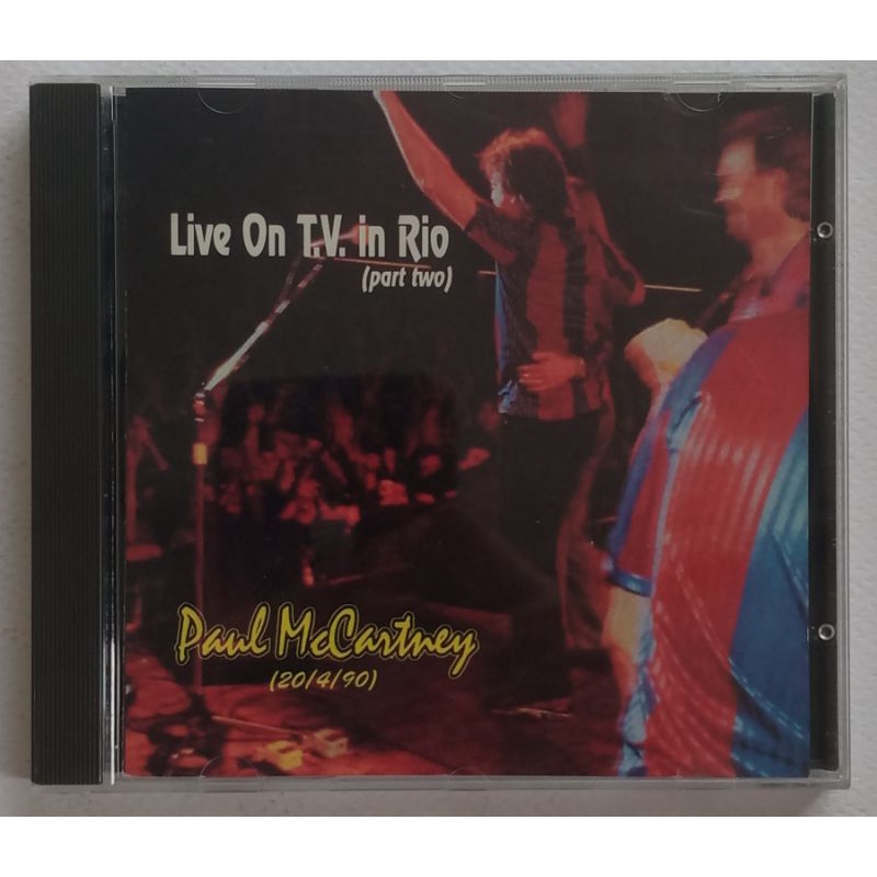ซีดีเพลง PAUL McCARTNEY Live on TV in Rio - part 2 (Live/Concert) *RARE* CD Music
