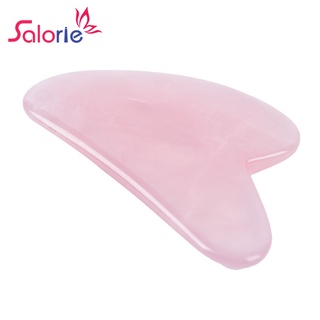 Salorie Resin Guasha Scraping Massage Scraper Face Massager Acupuncture Gua Sha Board Acupoint Face Eye Care SPA Massage Tool