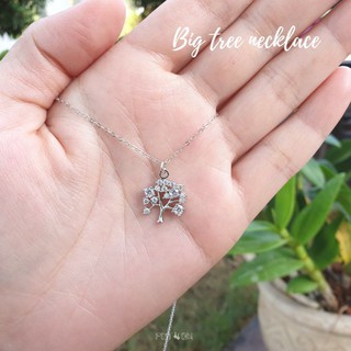 Big tree diamond necklace