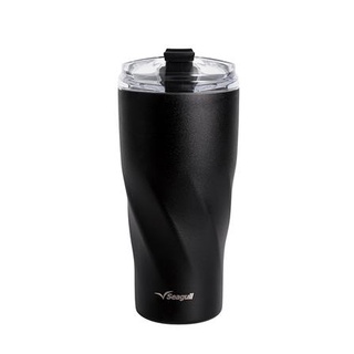 [พร้อมส่ง] HomeDoDee แก้วน้ำสุญญากาศ SEAGULL TWIST LOCK 0.6 ลิตร สีดำ กระติกนํ้าสุญญากาศ เก็บความเย็น