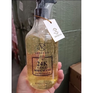 เจลอาบน้ำวานีก้า เจลอาบน้ำทองคำ Vanekaa 24K Gold Body Wash 500ml.