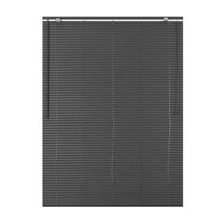 มู่ลี่ ไวนิล HOME LIVING STYLE 120X160 ซม. สีเทาเข้ม  VINYL VENETIAN BLIND HOME LIVING STYLE 120X160CM DARK GRAY