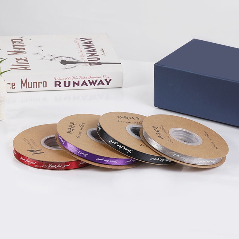 ริบบิ้นตัวอักษร กว้าง 1 ซม. ยาว 10 ม. สําหรับตกแต่งเค้ก DIY - รูปที่ 5