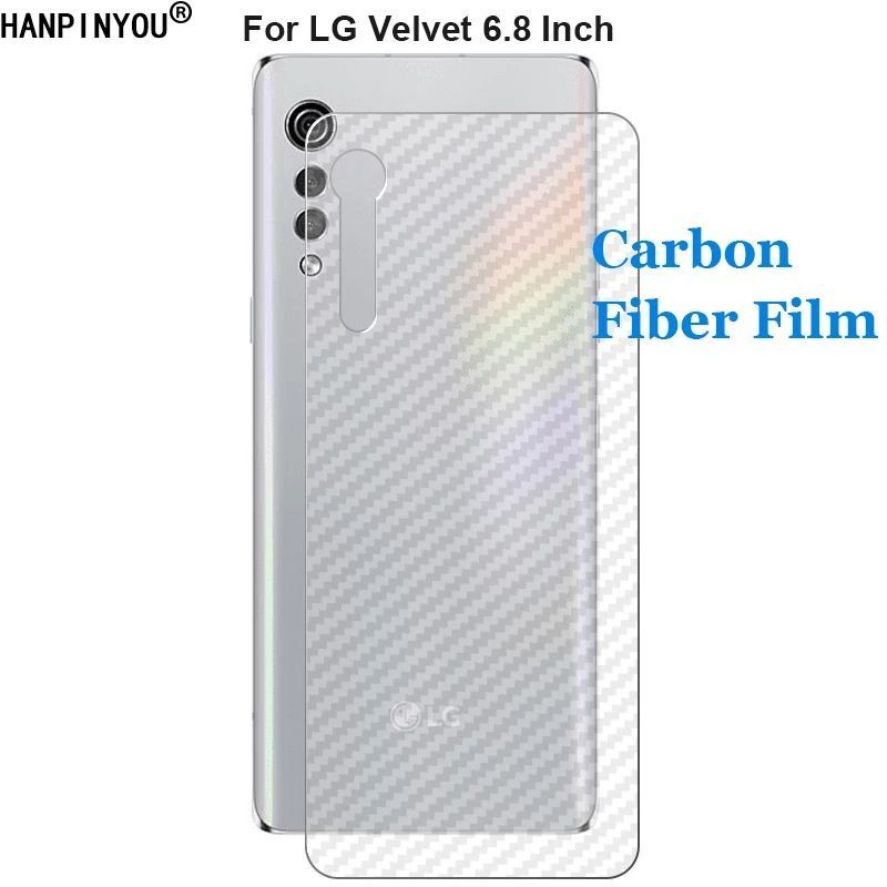 LG Velvet Carbon Skin / LG Wing 5G ฝาหลังกันรอย