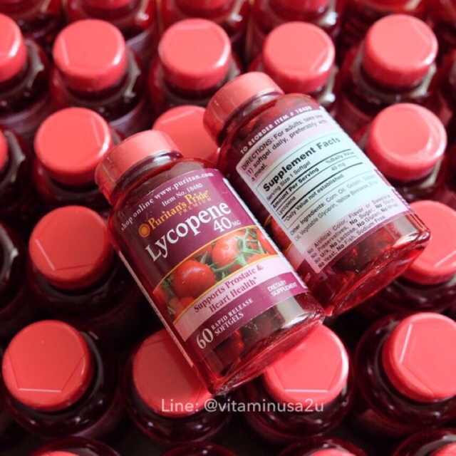 Puritant's Pride Lycopene 40 mg 60 Softgels