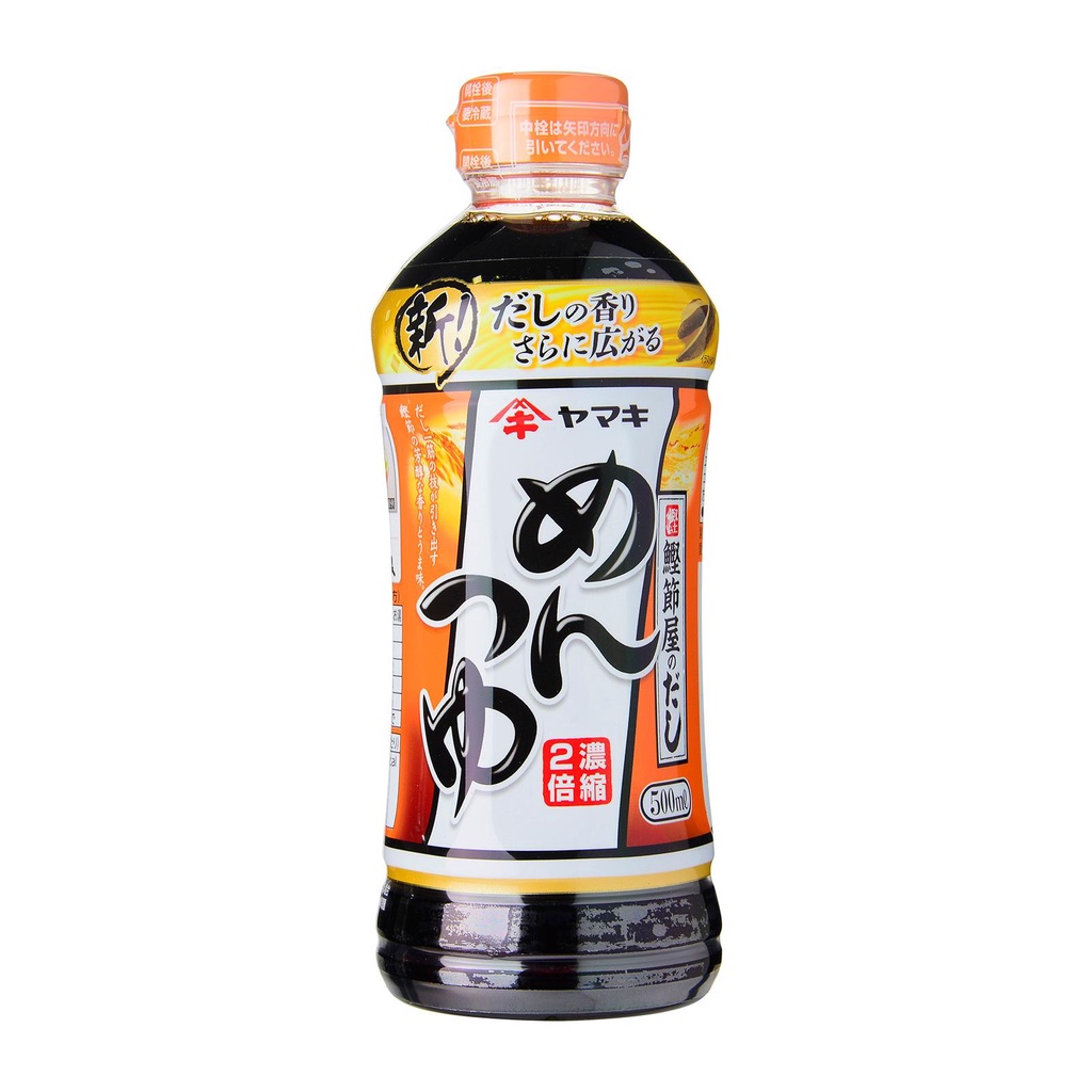 YAMAKI Men Tsuyu Japanese Noodle Broth Seasoning Sauce 500ML ซอสปรุงรสซุปบะหมี่