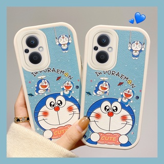 2022 New Casing เคส OPPO Reno7 Z Reno7 Pro 5G A76 Phone Case Cute Cartoon Doraemon Lens Protection Shockproof Soft Back Cover เคสโทรศัพท