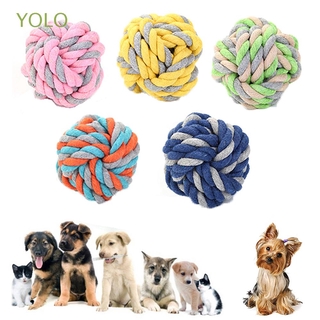 Yolo ของเล่นเชือกฝ้ายหลากสี 1/5 ชิ้นสําหรับสัตว์เลี้ยงสุนัข