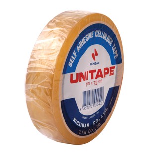 เทปใส แกน 3 นิ้ว 1 นิ้วx72 หลา ยูนิเทป Transparent tape, 3  core, 1  x72 yd, uni tape