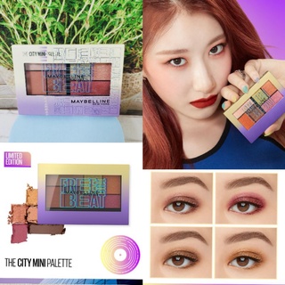 (แท้100% limited edition) Maybelline The City Mini Palette Free The Beat