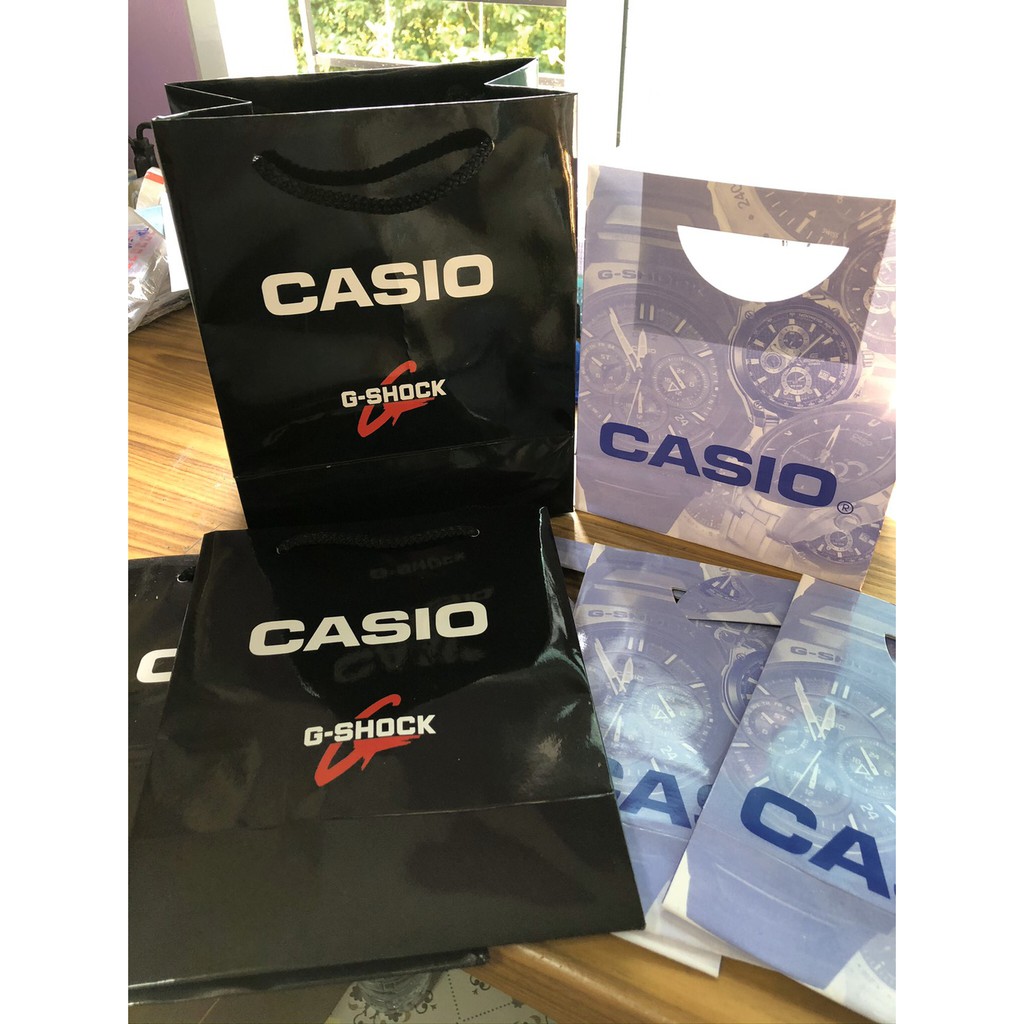 (งดสั่งแบบเก็บปลายทาง)ถุง Casio ถุง G-shock กล่อง Casio G-Shock ถุง SEIKO งานคุณภาพสูง