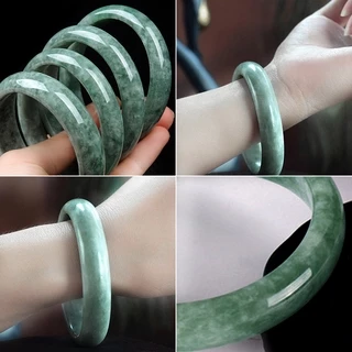 สร้อยข้อมือหยกสีเขียวเข้มสําหรับผู้หญิง