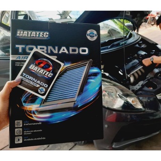 แผ่นกรอง DATA TEC TORNADO Honda City Jazz Civic Brio Freed Crv Accord กรองซิ่ง ไส้กรองอากาศ Tornado Air Filter