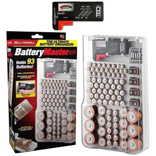 กล่องเก็บแบตเตอรี่ พร้อมเครื่องทดสอบ Bell + Howell BATTERY MASTER, Tester/Checker รุ่น BatteryMaster-7Jul-J1