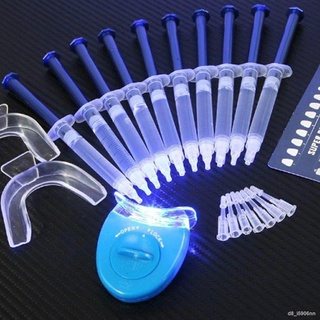 Cold Light Tooth Whitening Kit LED Blue Tooth Whitening System 10 Oral Gel Kit Teeth Whitening Agent Tools