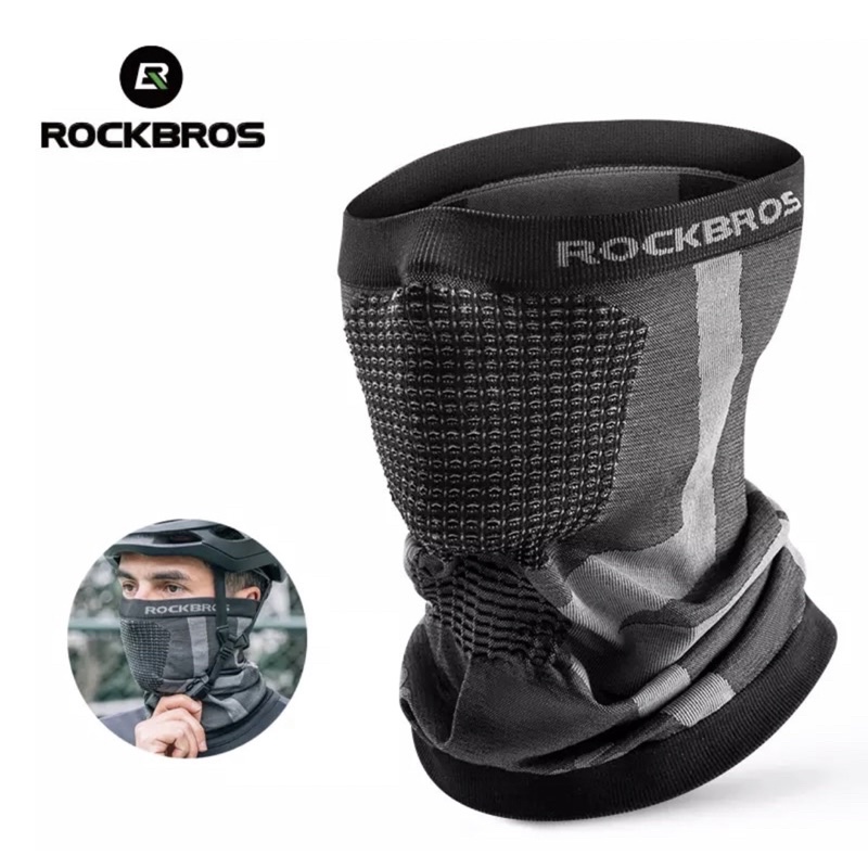 ROCKBROS WB013 หน้ากากบัฟ Balaclava หน้ากากปั่นจักรยาน ผ้าพันคอคอ ที่คาดผมกลางแจ้ง - SKU 5.012.0144 