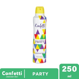 Confetti London Body Spray - Party 250ml / คอนเฟตติ ลอนดอน บอดี้ สเปรย์ - พาร์ตี้ 250มล.