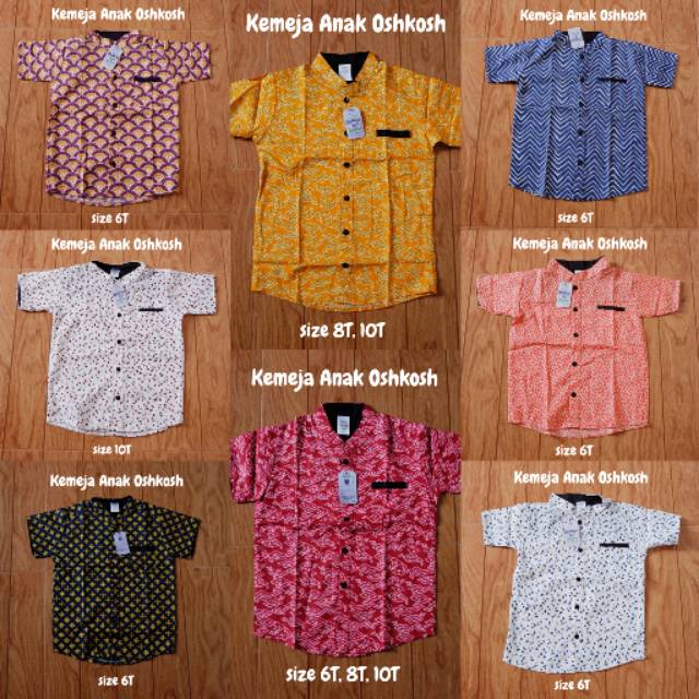 Kemeja Kemko junior oshkosh / junior oshkosh koko shirt