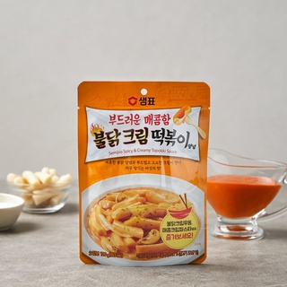 พร้อมส่ง 떡볶이양념 ซอสต๊อกโบกีครีมซอส Sempio Spicy &amp; Creamy Topokki Sauce 120g