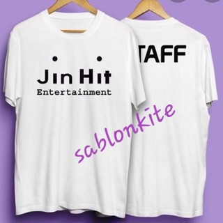 ส่วนใหญ่!! เสื้อยืด พิมพ์ลาย Jin hit Has A STAFF Writing Behind ยุค 30s สําหรับผู้ชาย และผู้หญิง