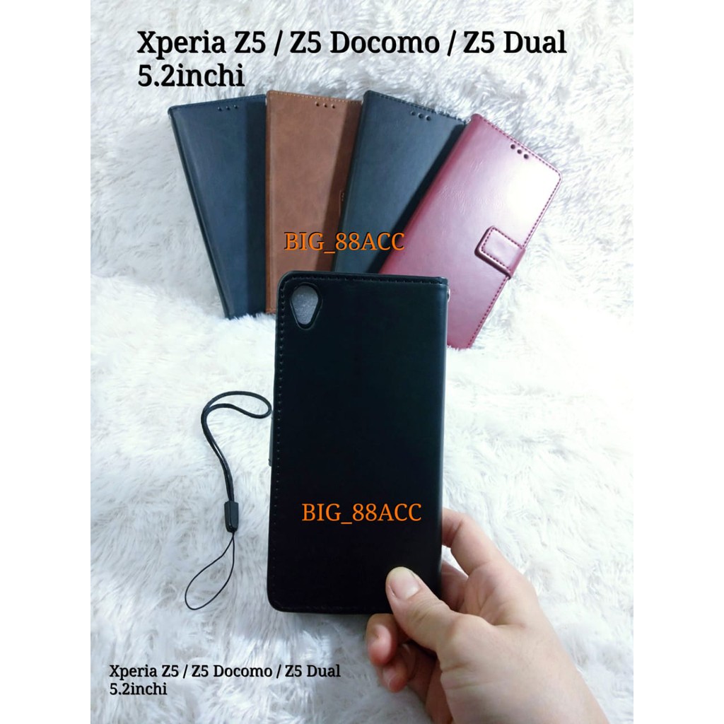ฝาครอบแบบพับ Xperia Sony Z5 SO-01H / Z5 dual - Z5 Big 5.2 นิ้ว E6603/E6683/D666/D665/E665/Sov32