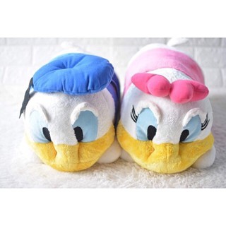 { มือสอง } ตุ๊กตาหมอนคู่โดนัลดั๊กและเดซี่ดั๊ก Donald Duck and Daisy Duck จากญี่ปุ่น