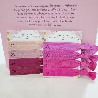 Hairties สีพื้น no.25-32 ยางมัดผมนำเข้าจาก USA