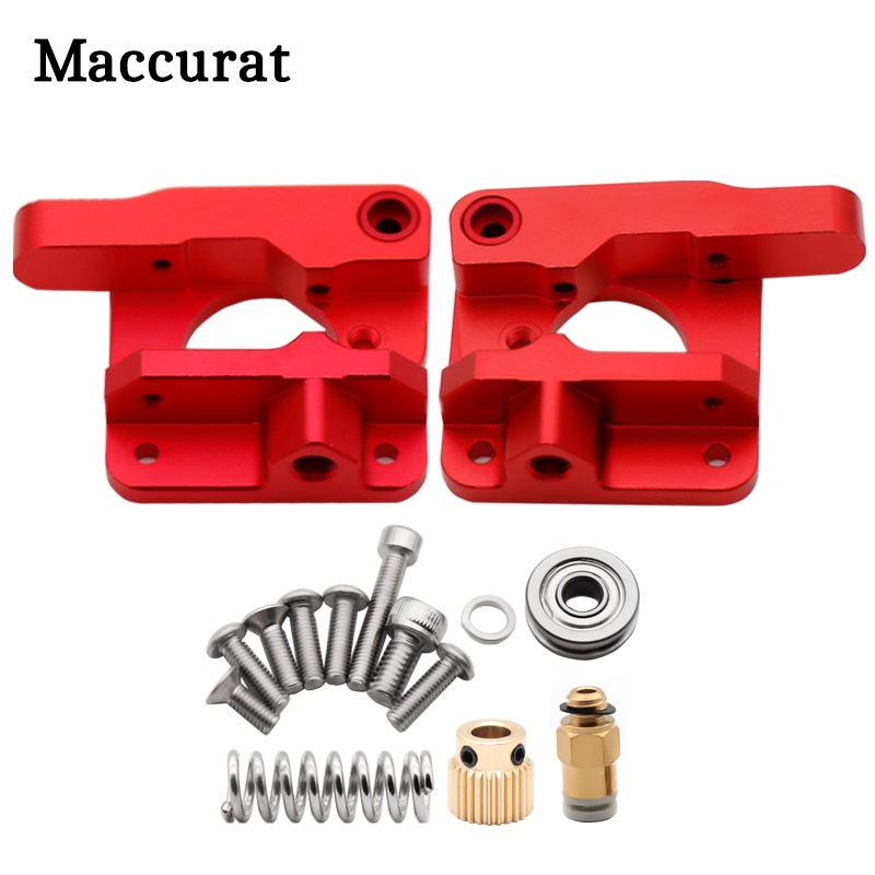 3D ชิ้นส่วนเครื่องพิมพ์ MK8 Extruder อัพเกรดอลูมิเนียมบล็อก Bowden Extruder CR10 1.75 มม.เส้นใย Extrusion สําหรับ MK8 CR-10 Ender-3