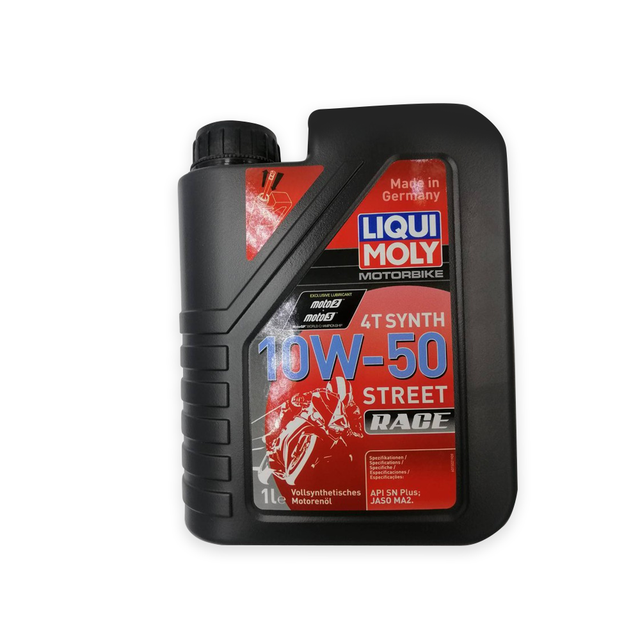 น้ำมันเครื่องมอเตอร์ไซค์ 4T SYNTH 10W – 50 RACE