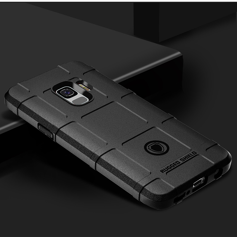 สําหรับ Samsung Galaxy S9 S8 Plus Hybrid กันกระแทกโล่เกราะนุ่มป้องกันเคสโทรศัพท์ฝาครอบ