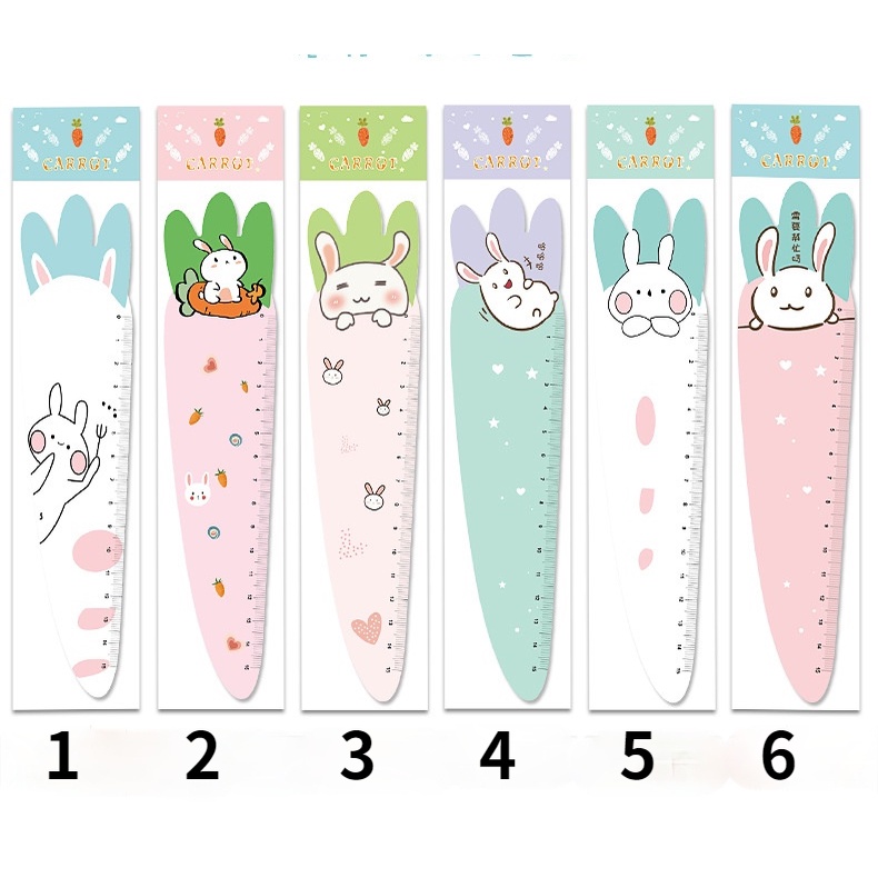 ไม้บรรทัดแม่เหล็ก ลายกระต่ายน่ารัก ขนาด 15 ซม. แบบสร้างสรรค์ สําหรับนักเรียน สํานักงาน - รูปที่ 3
