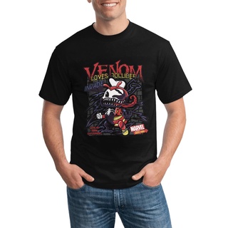 มาใหม่ Gildan เสื้อยืดลําลองแฟชั่น แขนสั้น คอกลม พิมพ์ลาย Jollibee Venomized มีหลายสี