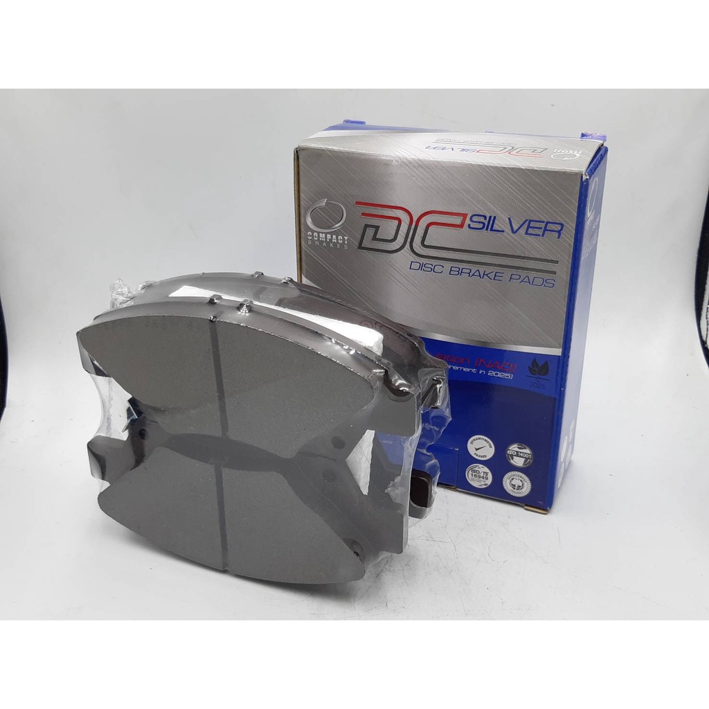 Compact Brakes DCC-744 ผ้าเบรคหน้า สำหรับรถ HONDA CITY ปี 2008–2014 ปี 2014-2018 / HONDA CITY ปี 2019-On / HONDA JAZZ ป