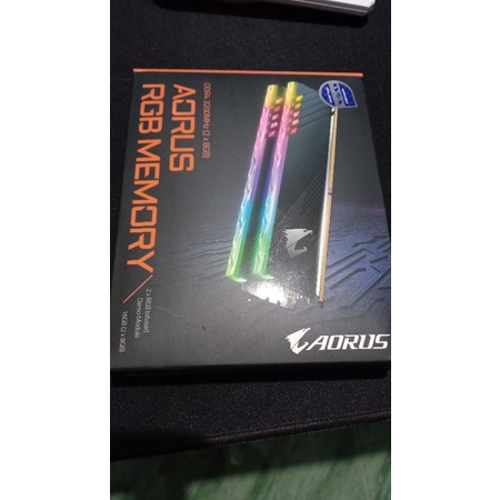 RAM Aorus RGB DDR4 bus 3200 16gb(8×2) พร้อม Demo 2 แถว