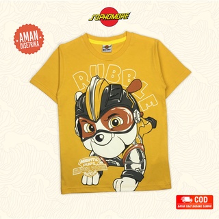 เสื้อยืด พิมพ์ลาย Paw Rubble Mighty Pup สําหรับเด็ก