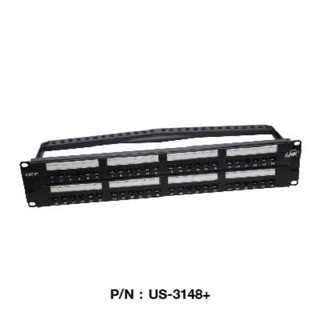 US-3148+ Cat6 Patch Panel 48Port