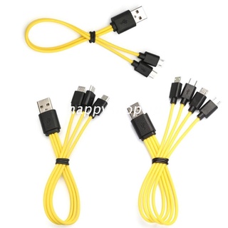 Hsv 2/3/4 In1 สายชาร์จ Micro Usb สําหรับแบตเตอรี่ แบบชาร์จไฟ Samsung Xiaomi Htc